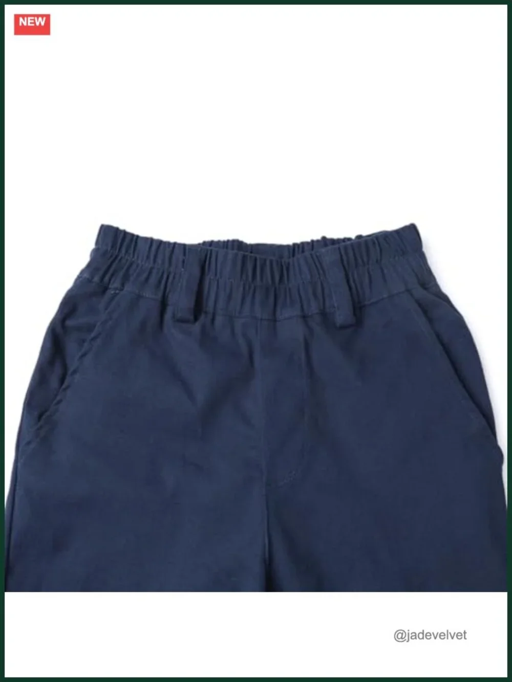 Kids School Uniform Pants Stretch Cotton Chino Trousers 2 Pack
